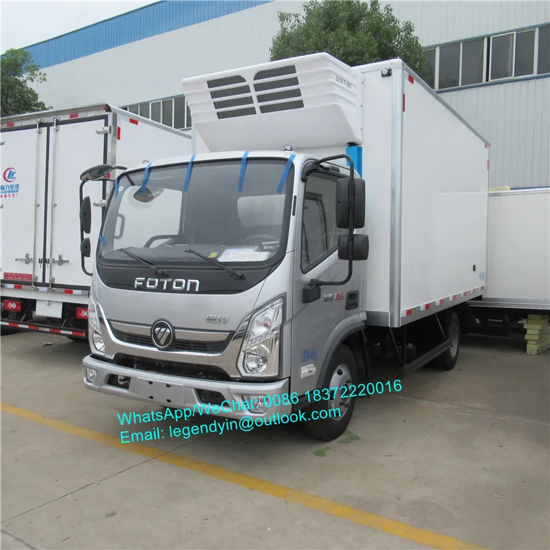 Охлаждающий фургон Foton 3 тонны охлаждающий для свежего мяса холодильник замороженный грузовик