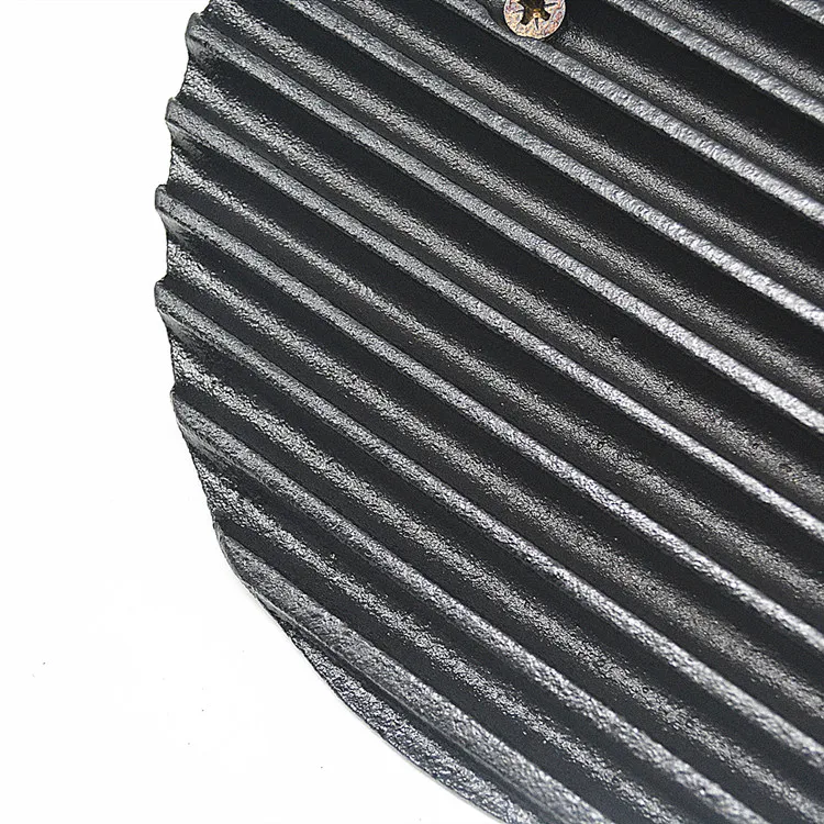 23cm hot sale bacon cooking round shape pre-seasoned cast iron grill sandwich press with handle