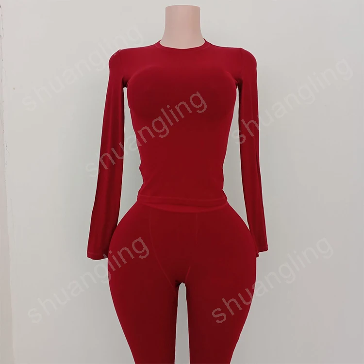 Women  Set Custom Logo Cotton  Loungewear Plus Size Women Sets Cotton Ribbed Lounge Wear Two Piece Set For Women