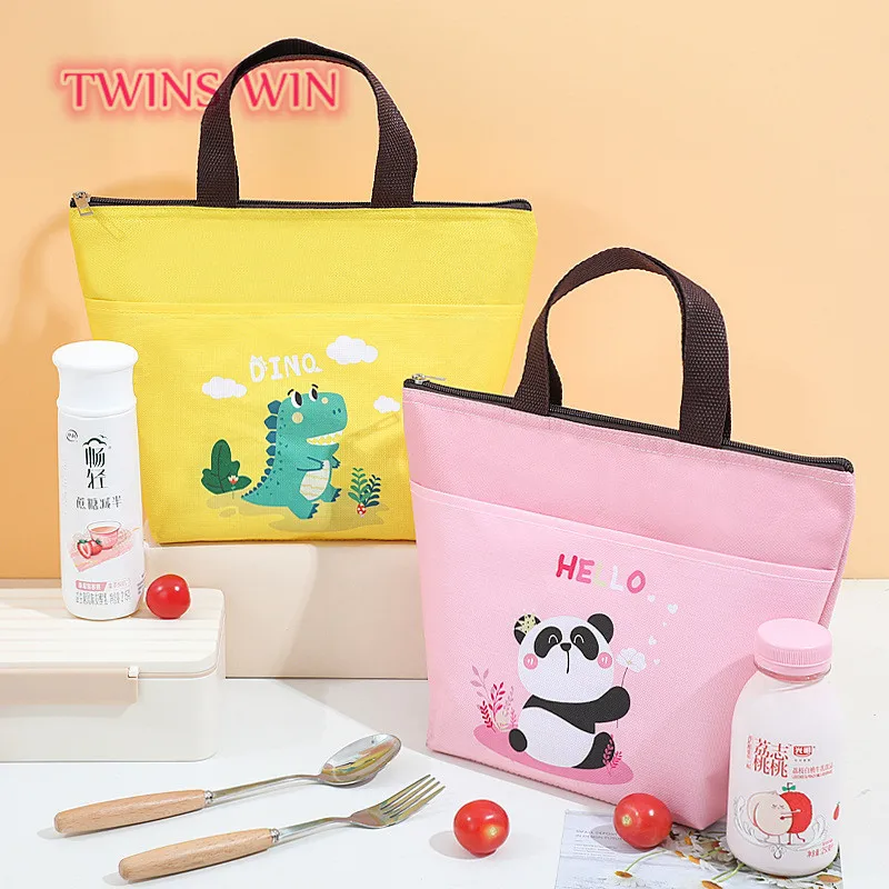 New cartoon insulated bento bag Lunch handbag Fashion thermal bag Picnic ice pack BentoBag 977