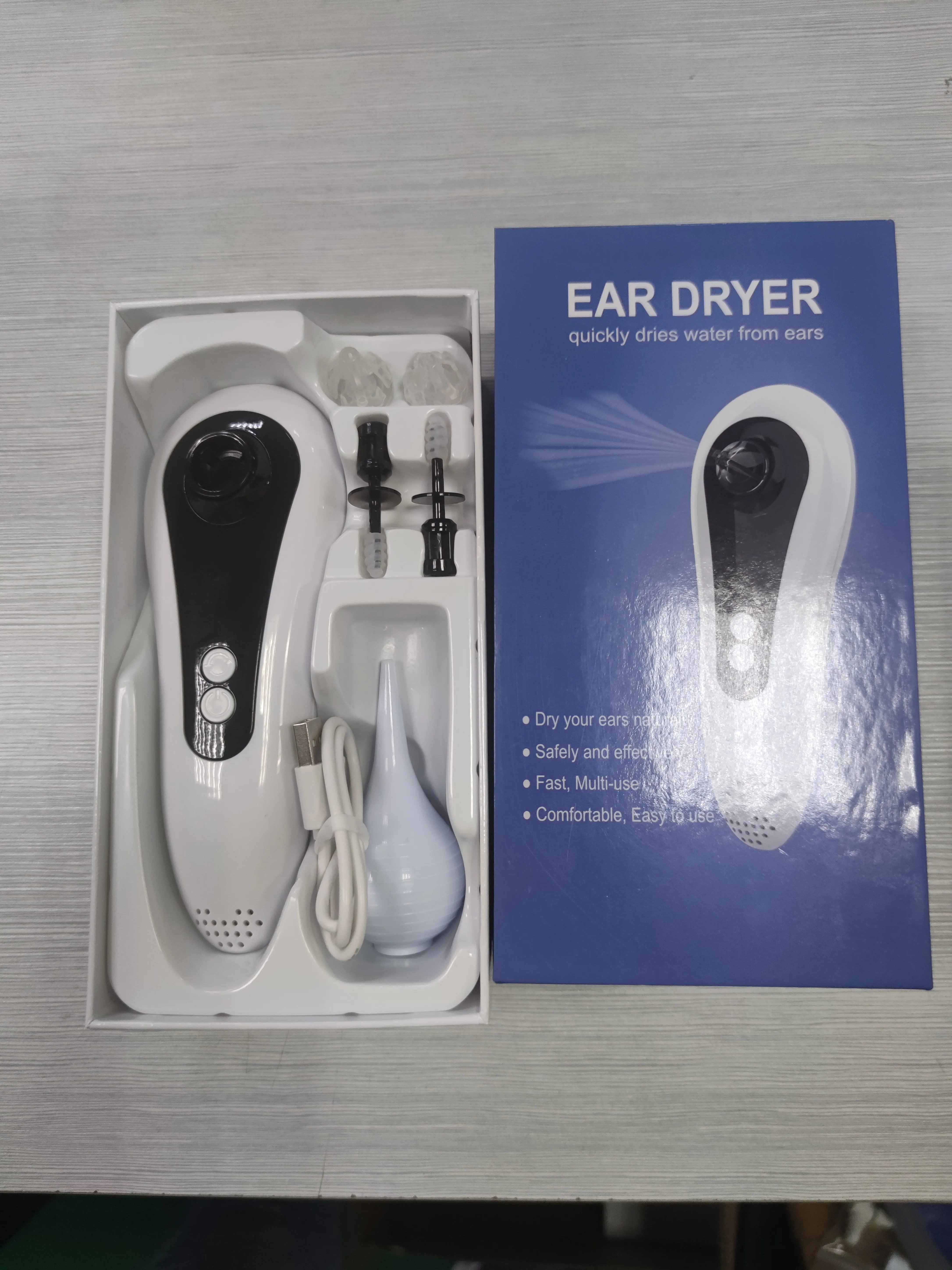 Сушилка для ушей Dryears для уменьшения инфекции ушного канала для пловцов