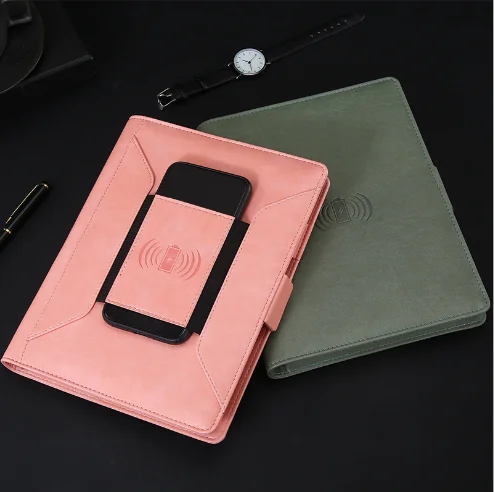 new powerbank notebook design with 16g usb flash drive notebook set for gift notebook