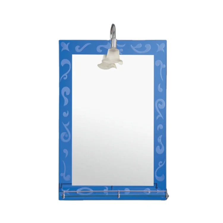 60*80cm Zinc Accessory Bathroom Mirror With Shelf Wholesale