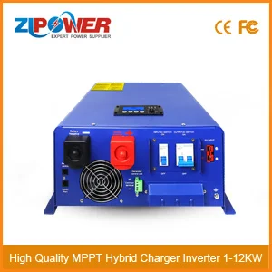 5KW 8KW 10KW 12KW Solar Hybrid Inverter Built in 40A 60A 120A Mppt Off Grid 48V 72V inverter