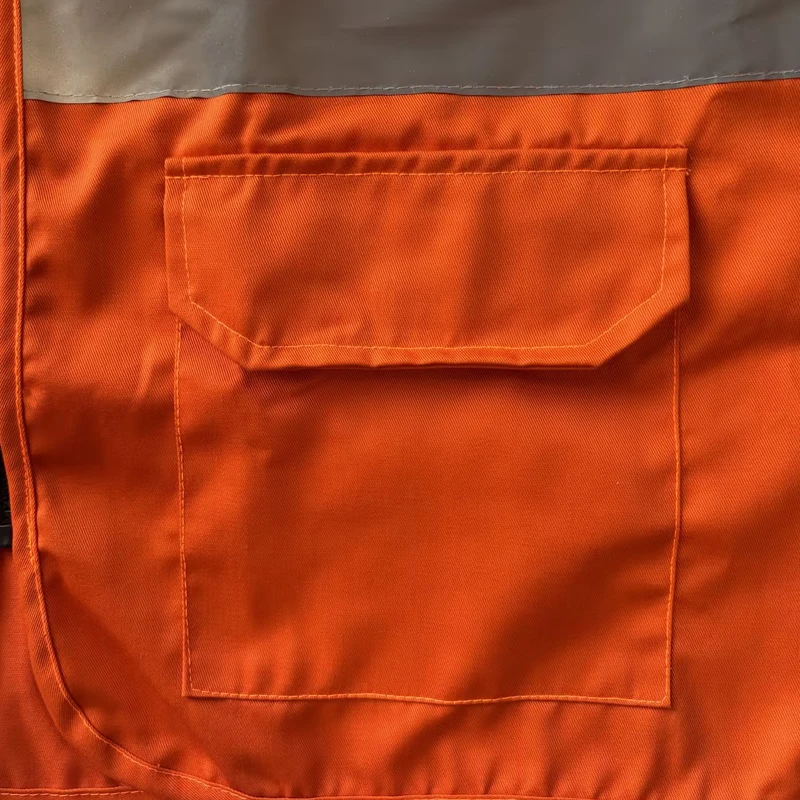 Reflective Safety Clothing Construction High Visibility Workwear Hi Vis Tool Work Security Reflector Engineer Safety Vest