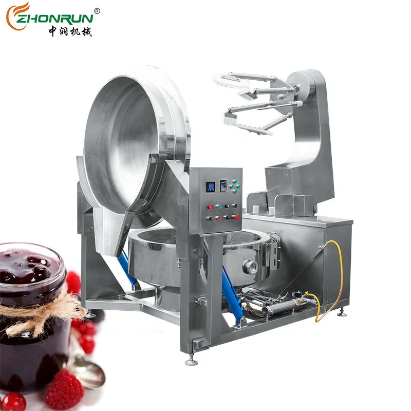 Automatic Multi - clawed stir wok large cooking kettle industrial sauce processing equipment