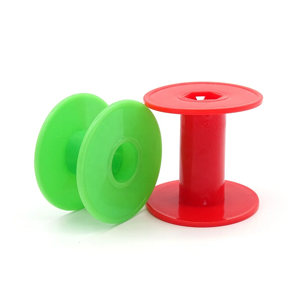 
Light Colorful Oem abs plastic empty spool bobbin Plastic Bobbin for Stainless Steel Wire 