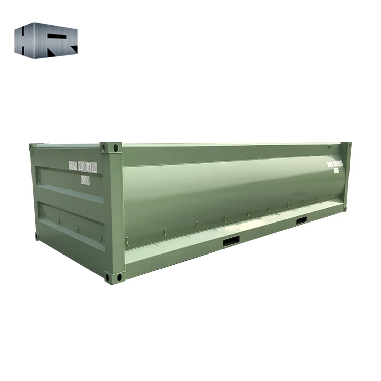 20ft Grain container side open or top open shipping container half height grain storage shipping container