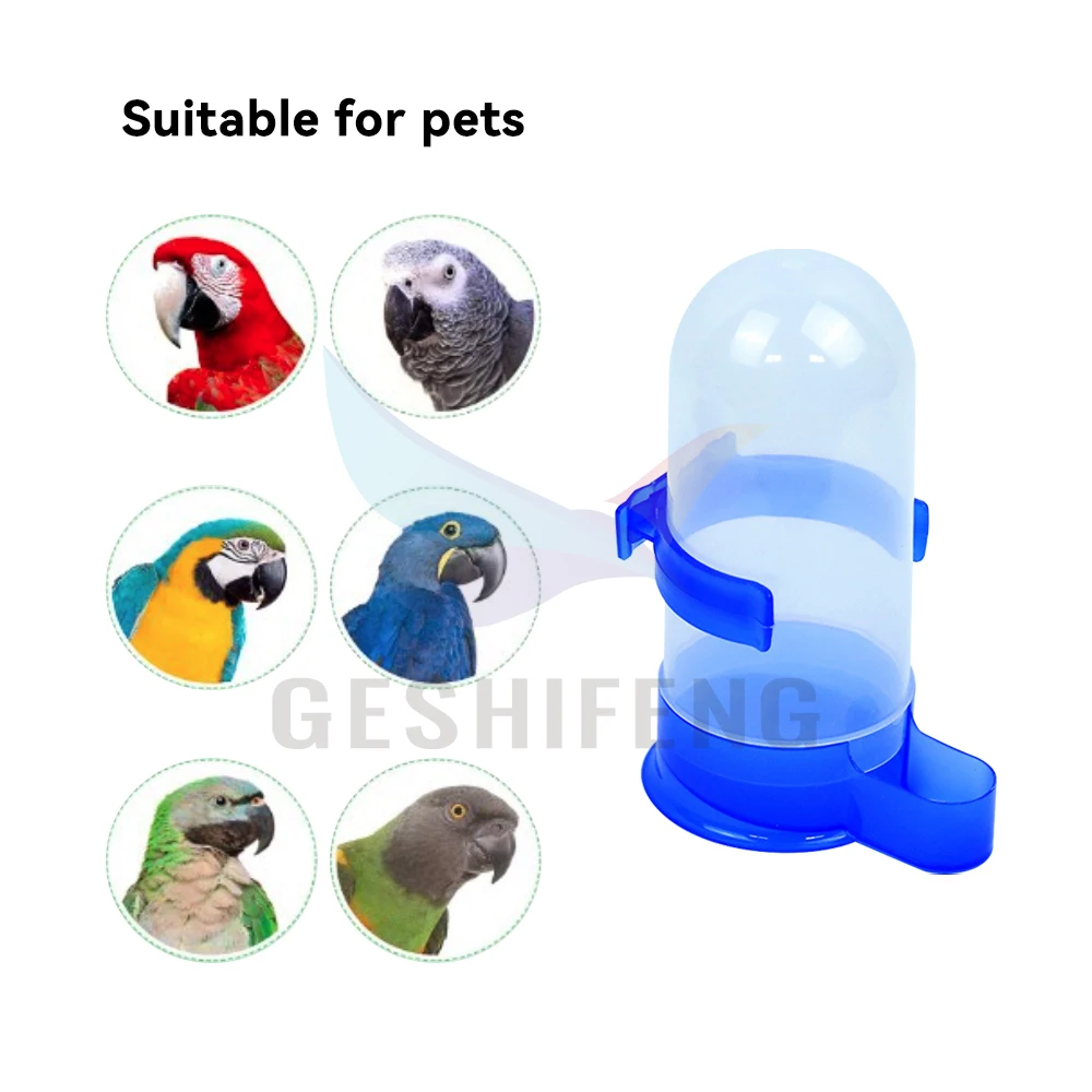 Wholesale Plastic Cage Accessories Bird Atmospheric Pressure Design Automatic Sustainable Water Dispenser Parrot Feeder
