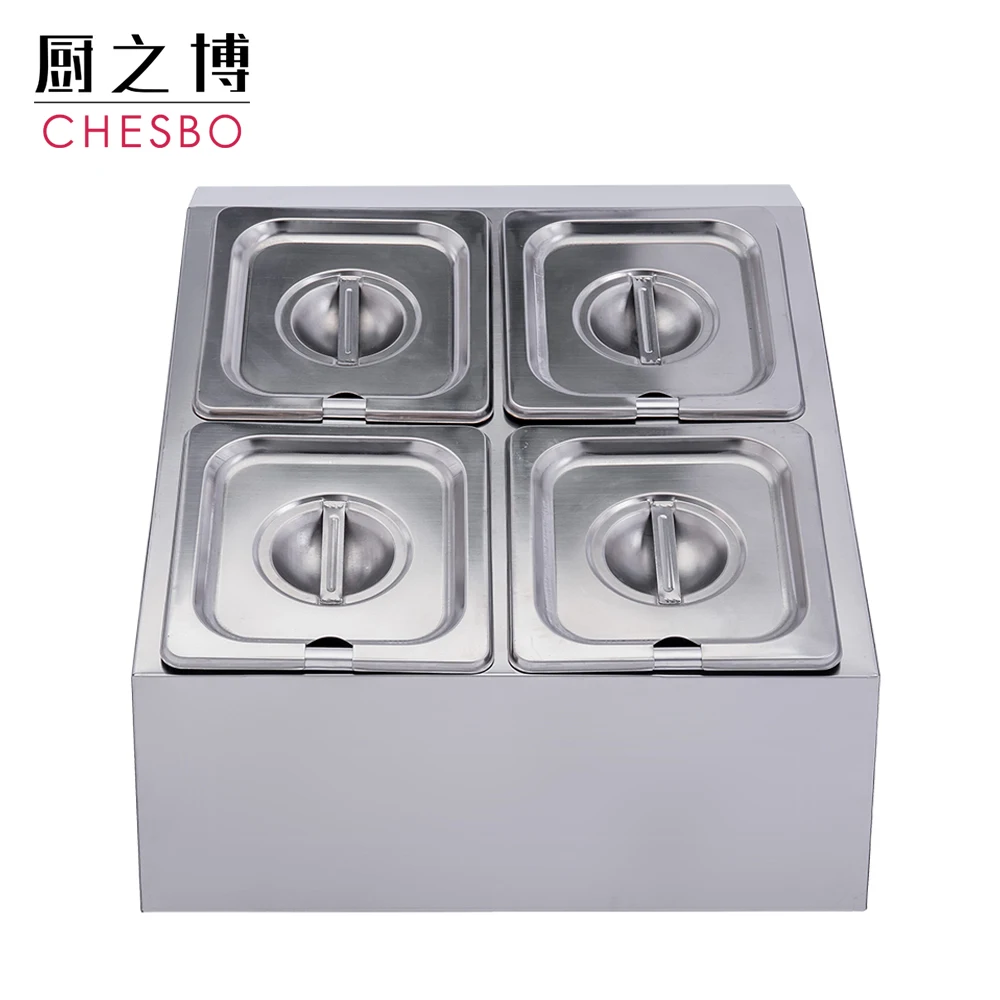 4 Pcs Stainless Steel Magnetic Spice Set Kitchen Spice Jar Rack Seasoning Tool BBQ Spice