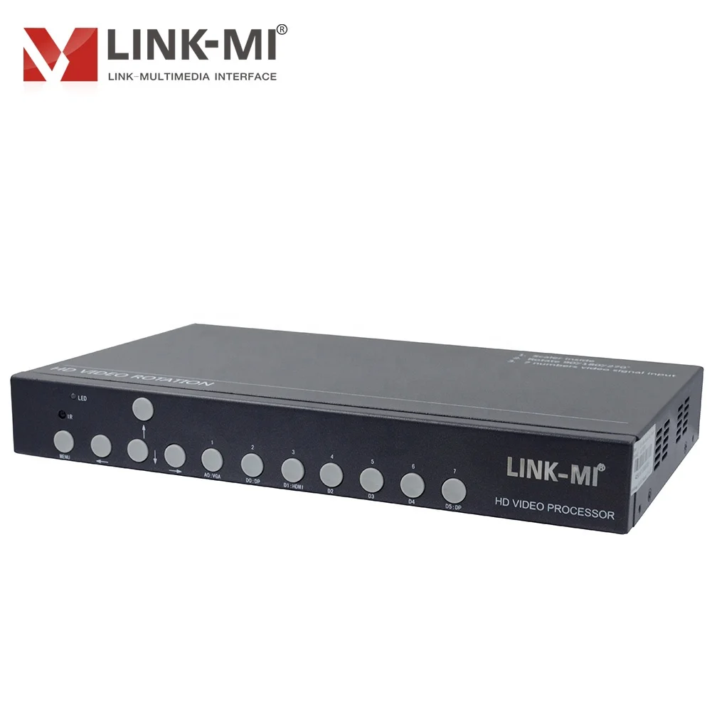 Mobile Phone SyncScreen Rotator VGA+DP+HDMI+Smart Phone Signal input 1920x1200@60Hz 90/180/270 degree Rotation IR remote control