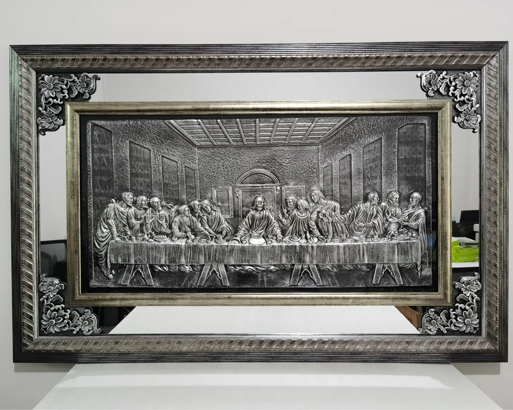 Religioso cudros ultima cena  guadalupe picture frame last supper jesus wall arts  Classic famous last supper