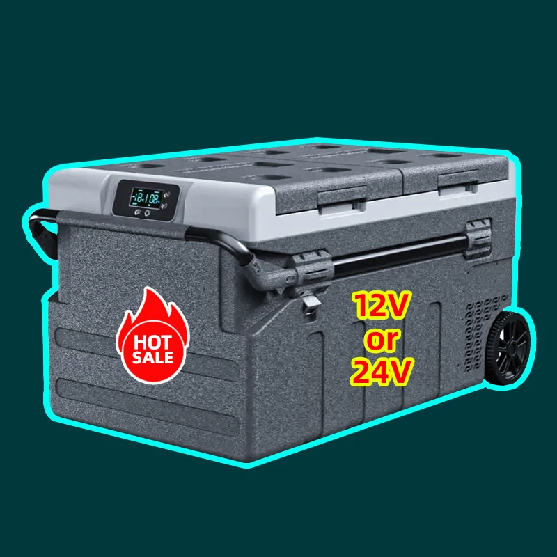 rv fridge dc compressor cooling 12v small portable car freezer usb marine refrigerator car home dual use