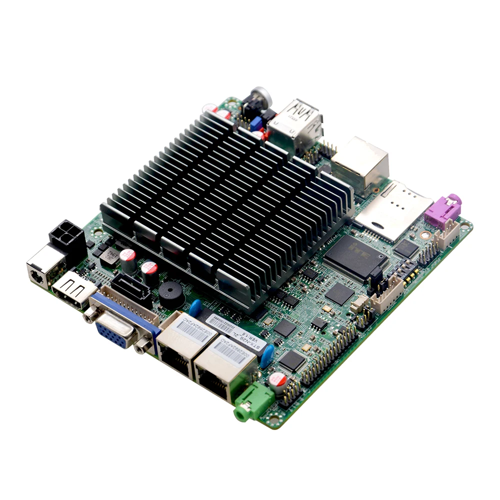 Промышленная материнская плата Mini itx с процессором Intel J1800 Встроенная Материнская NANO