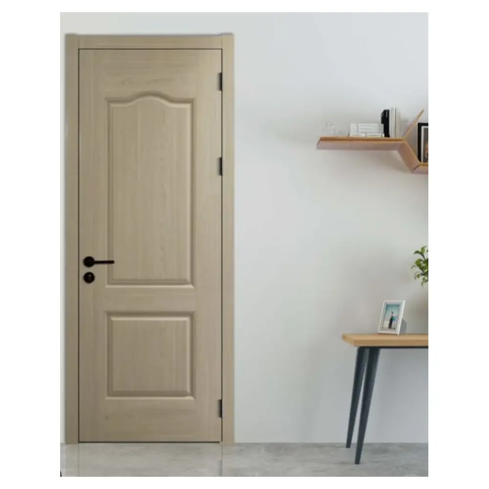 Prima High Quality   Wooden Bedroom Hinged  Exterior interior Flush Small  Level Flush  MDF Composite Wood Doors Hotel Door