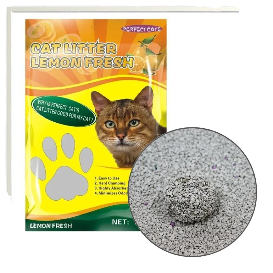BSCI FACTORY Free Samples available Best clumping Cat Litter Crushed shaped Natural Bentonite Kitty sand -Clumping Best Bentonite Sand
