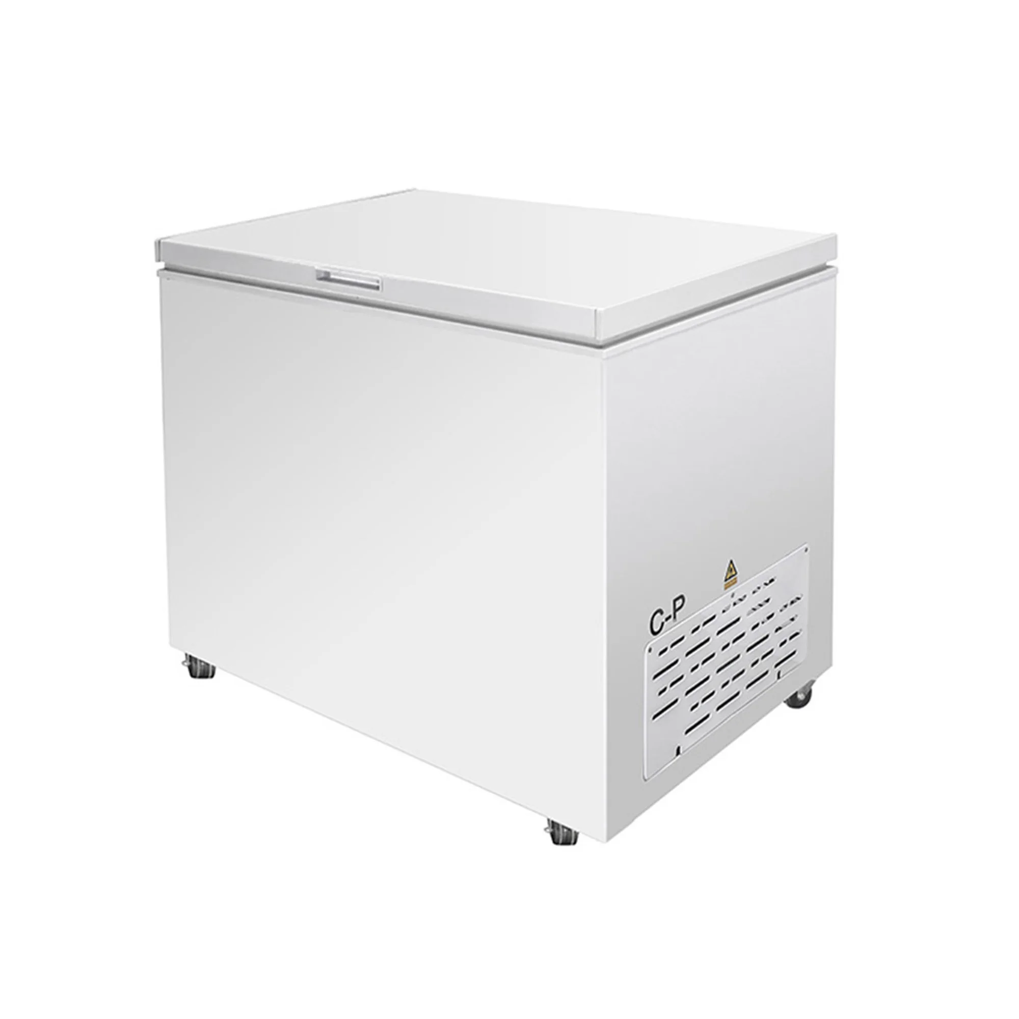 China Manufacturer Wholesale Price Single Top Foam Door Hotel Fridge Ice Cream Meat Showcase Display Freezer