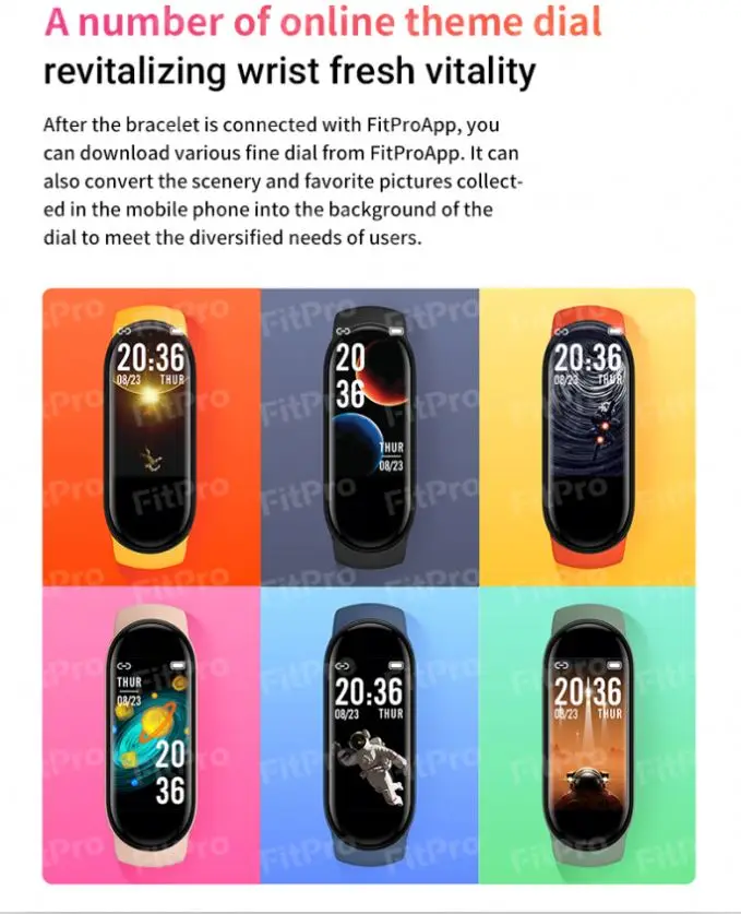 M6 Smart Watch Wholesale M6 Fitness Tracker OLED Display Heart Rate Monitor Waterproof Sport Bracelet Activity Tracker Wristband