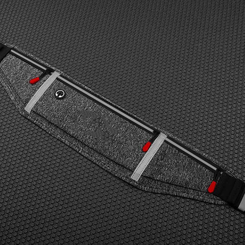 Multi Functional Sports Car Key Card Waist Pack Leica Three Pockets Waterproof Cell Phone Cycling Fit Race Belt Waist Packs