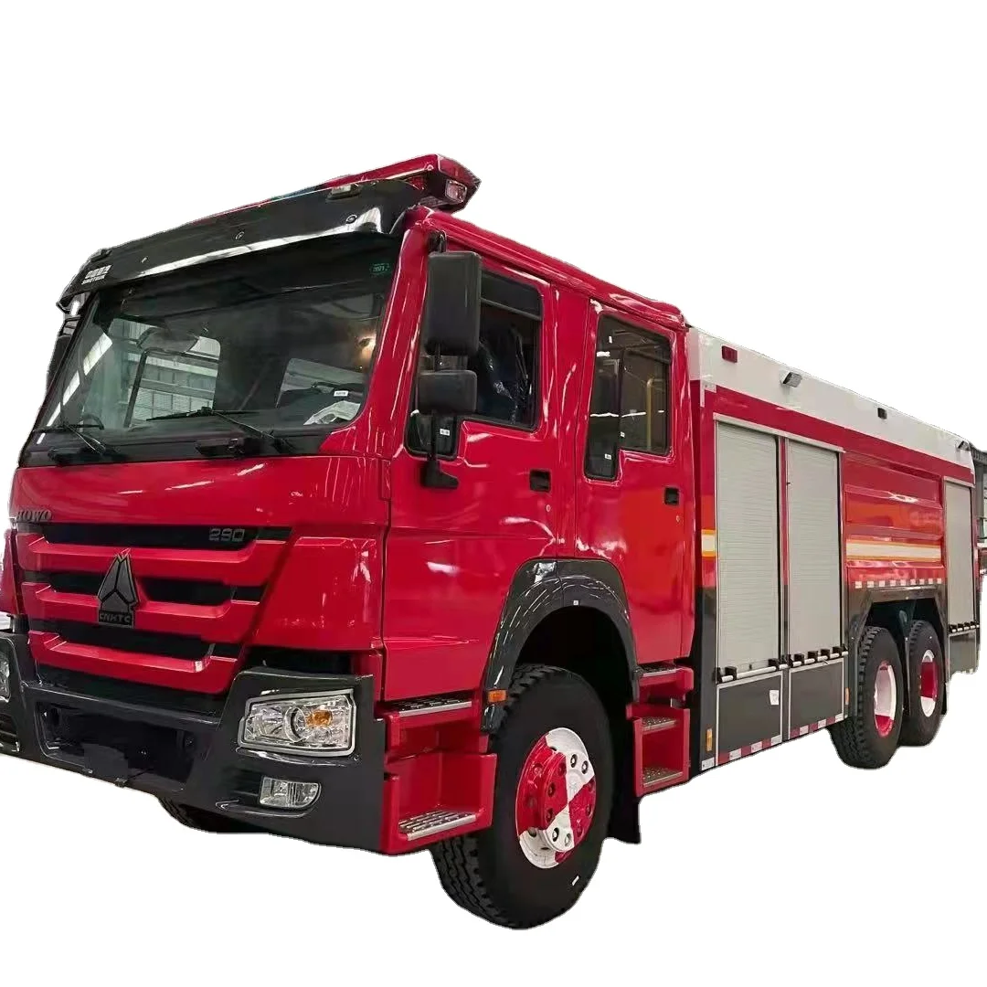 factory price 6*4  multi-function fire fighting truck for sale