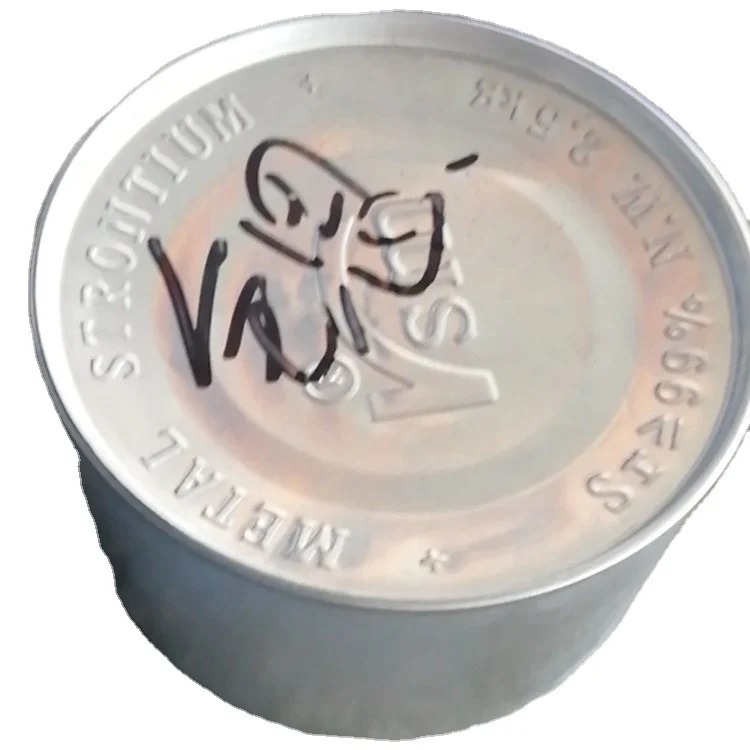 Strontium metal Sr 99%