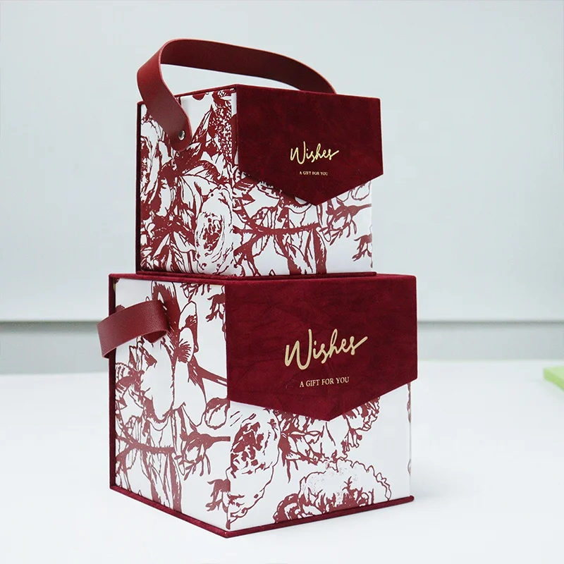 Event Celebration Box Mini Dexterous Biscuits Chocolate Snacks Children Cardboard Gift Box Handheld Newborn Baby Suitcases