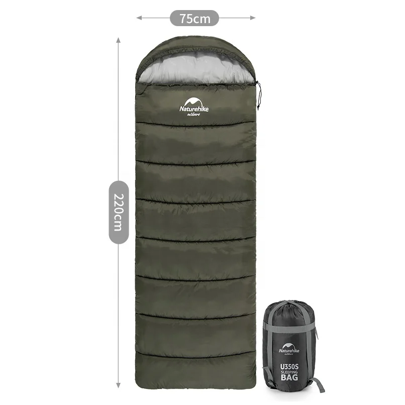 
Naturehike outdoor travel 3 season U150 polyester envelope sleeping bag for camping  (60487844638)