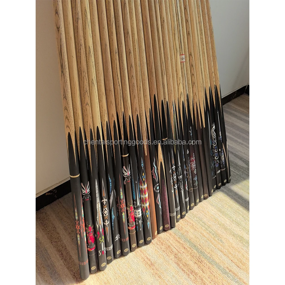 Quick Delivery Widely Used Snooker Cue Billiards Factory Direct Sale Superior Quality Pool Cues Billiards Accessories