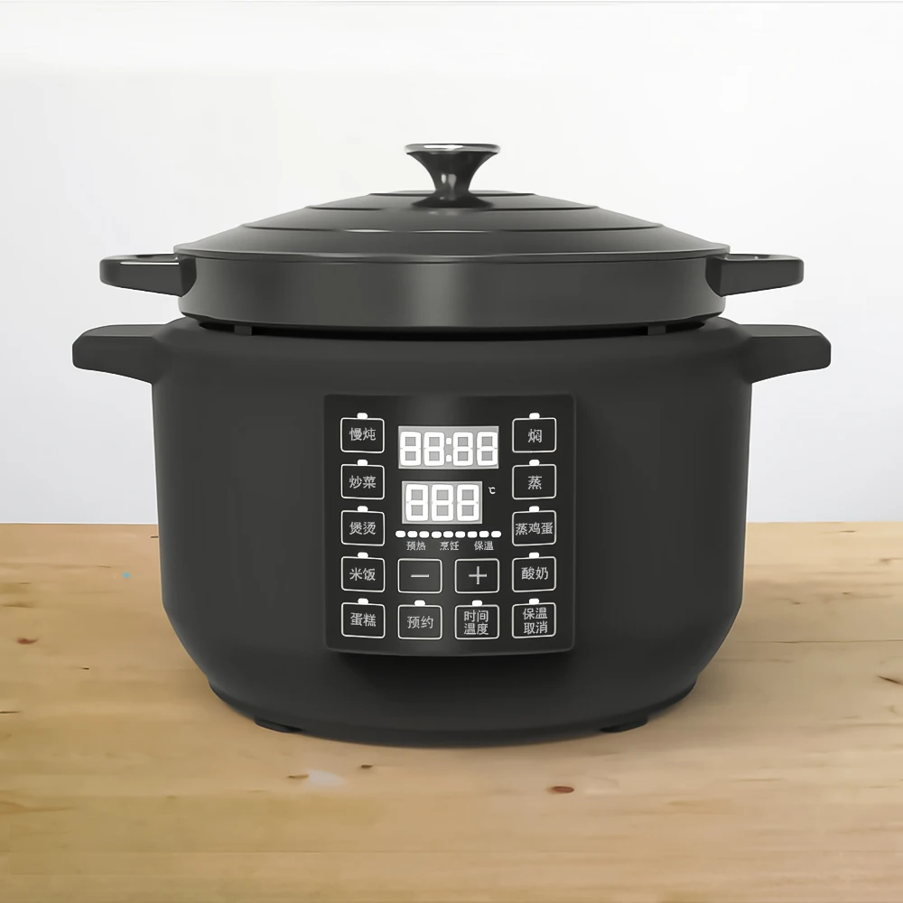 Cheap Price 6L Non Stick Cooker Cuisine Casserole Coating Pot Porcelain Dutch Baking Oven Electric Enamel Pot Cast Iron Cookware