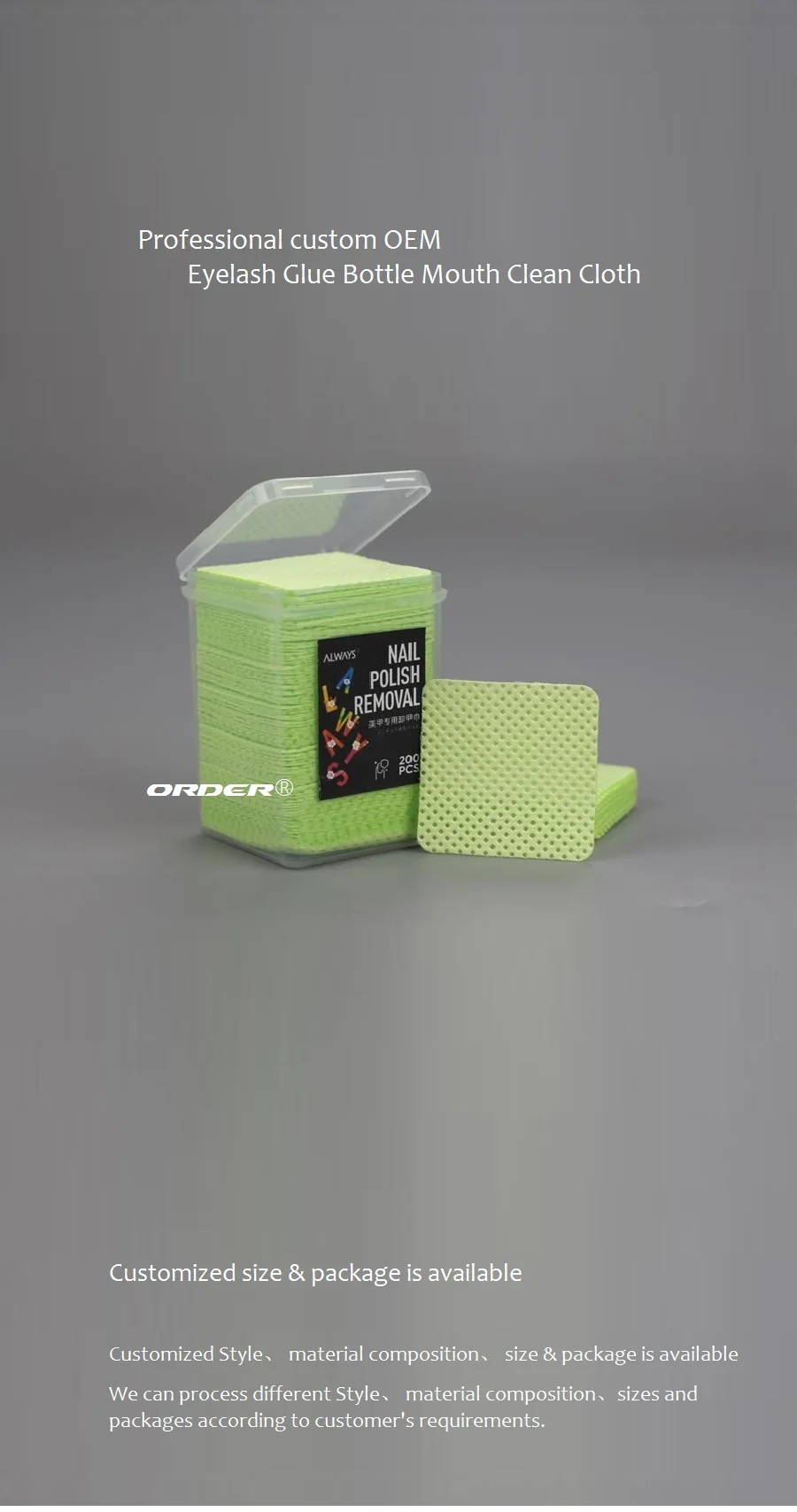 lash adhesive wipes a1