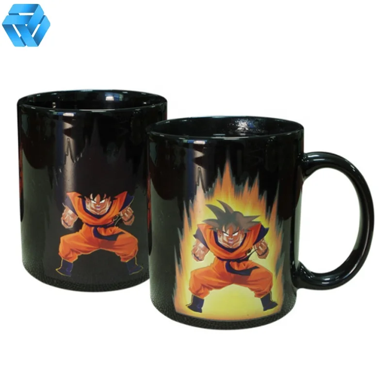 Wholesale Custom Personalized Black Ceramic Heat Sensitive Magic Color Changing Coffee Mugs for Promotion Gifts