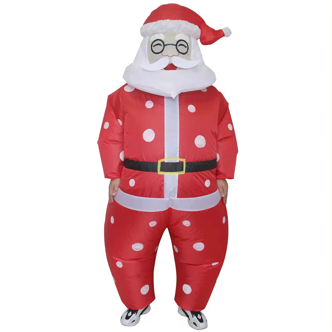 Factory Wholesale  Christmas Cosplay Fat Clothing Blow Up Magic World Santa Adult Cosplay Inflatable Suit party novelties
