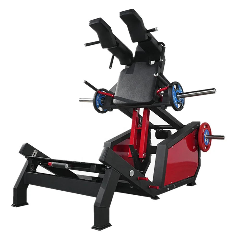 New design high quality gym machine plate loaded Fitness Equipment V-squat Strong Tube Hack Squat Machine