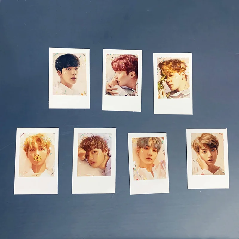 
Dropshipping K-POP 7PCS/SET kpop Groups Postcard Poster Photo Cards JUNG KOOK JIMIN BTS Lomo Card 