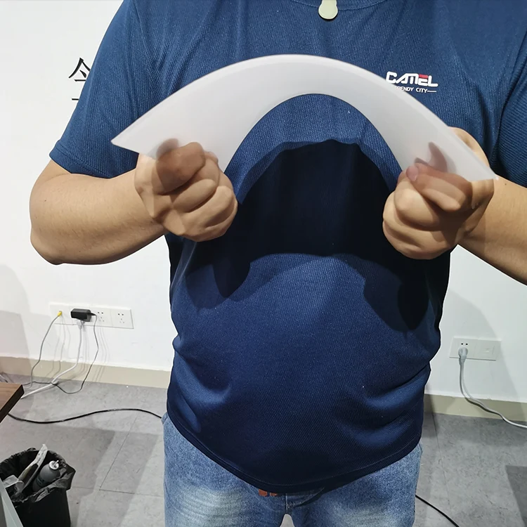 Anti Scratch red 4x8ft solid plastic polycarbonate decorative sheet for Guardrail partition