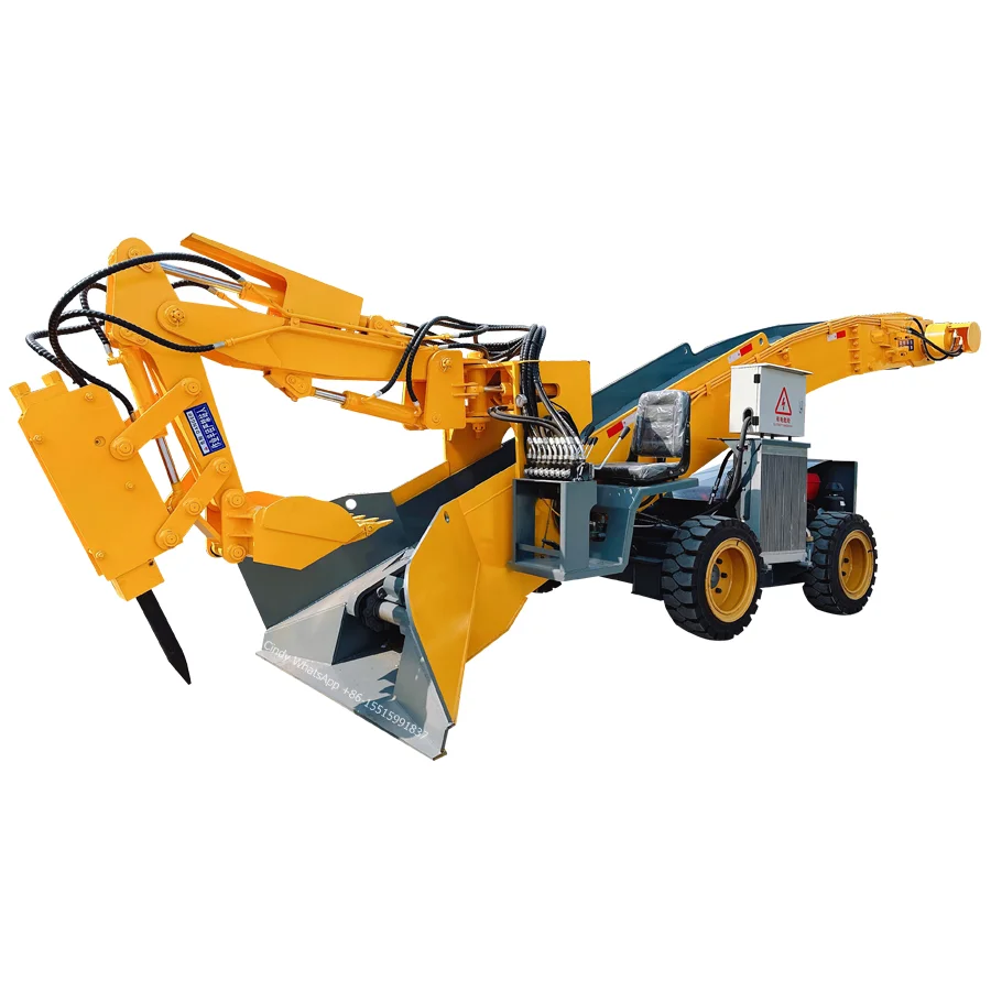 Brand new diesel dumper work with ZWY-80H unloader/mini excavator boat/tunnel mucking loader