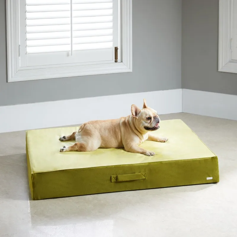 UFBemo Amazon hot sale Custom pattern Dutch Velvet Pet Litter Mat Removable Washable Outdoor Pet Supplies Dog Bed Cat Bed