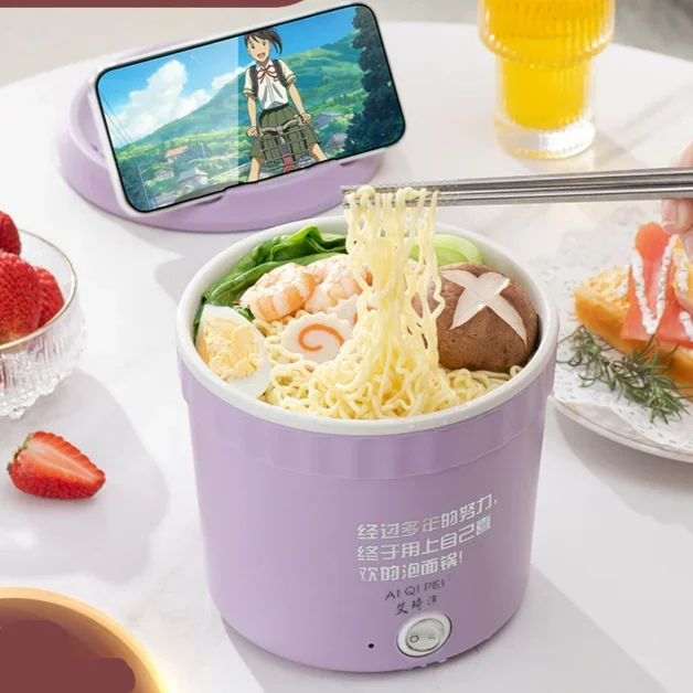 Multi Functional Fast Food Mini Portable Cooking Pot Dormitory Student Small Household Instant Noodle Electric Hot Pot