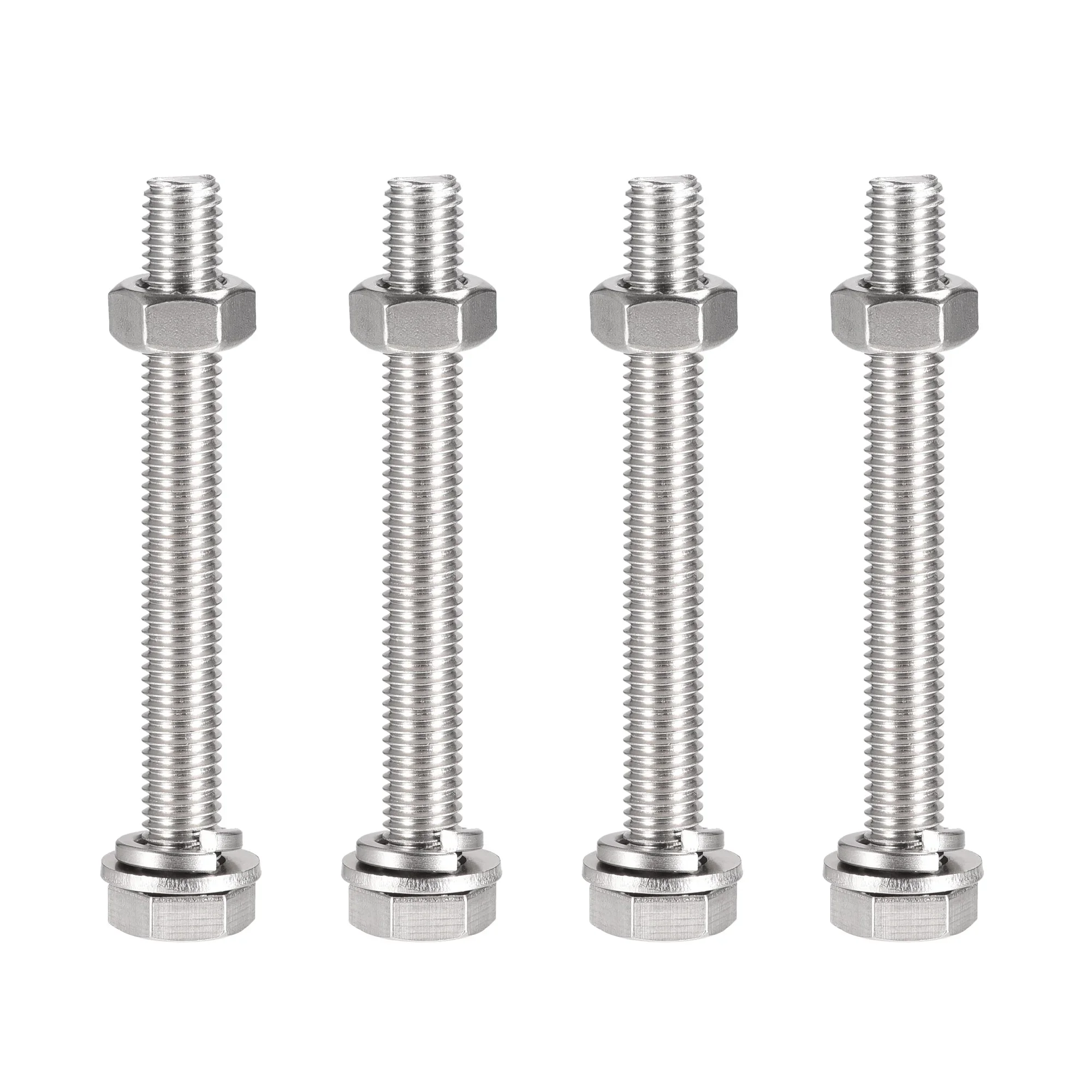 M10 x 60mm OEM Stainless Steel Fasteners Stainless Steel Nut And Screw Stainless Steel Bolts Hex Head T Square Stud Bolts