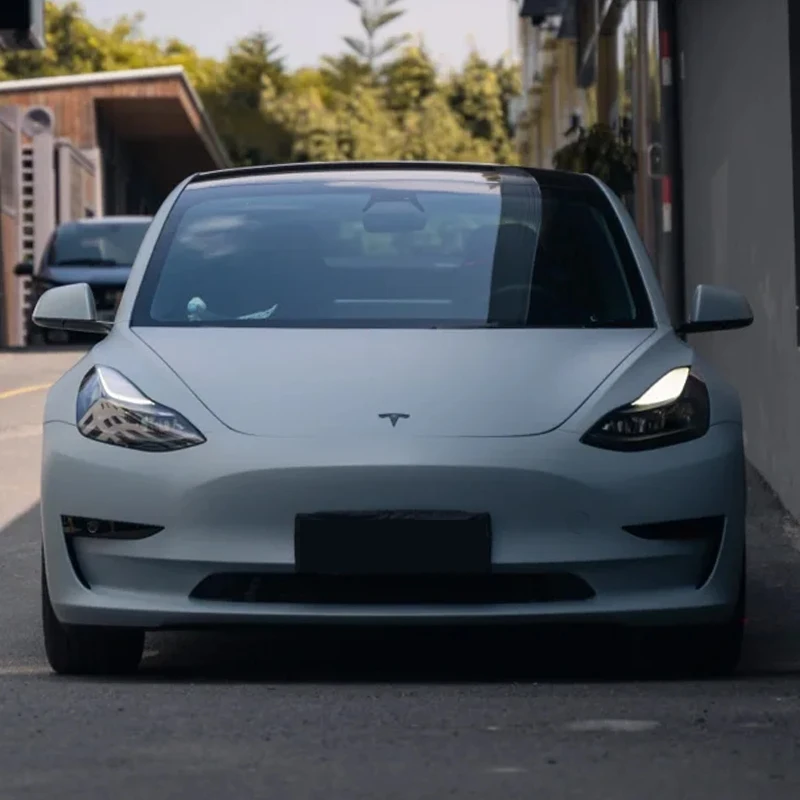 2023 Hot Selling Color Air Bubble Free Car Wrapping Film Roll  PVC Matte  Black Wrap Car Vinyl