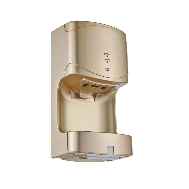 Настенная автоматическая сушилка для рук из АБС-пластика, золотого цвета, 1000 Вт