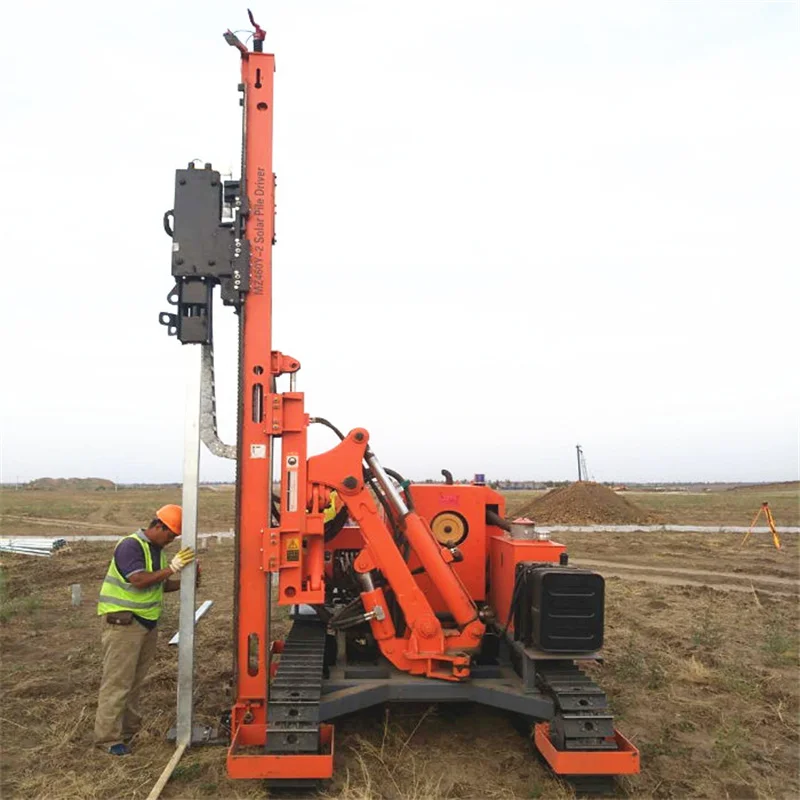 Hydraulic Piling Hammer Pile Driver Solar Vibratory Used For PV Plant Construction