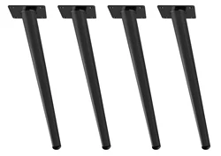 Chair Legs 16 Inch Tapered Gold Black Modern Luxury Furniture Feet Cabinets Coffee Table Metal Stool Chair Bench Legs For Chair