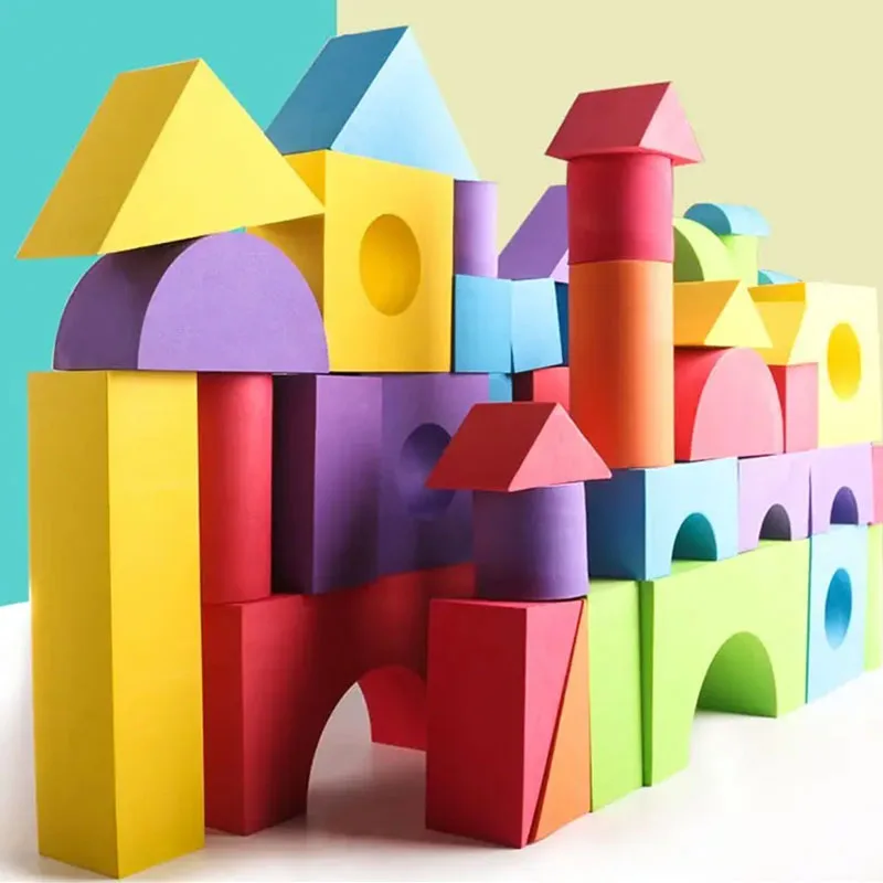 Hot Selling Best EVA Foam Baby Building Blocks Preschool Construction Toys Kids Indoor Play Equipment