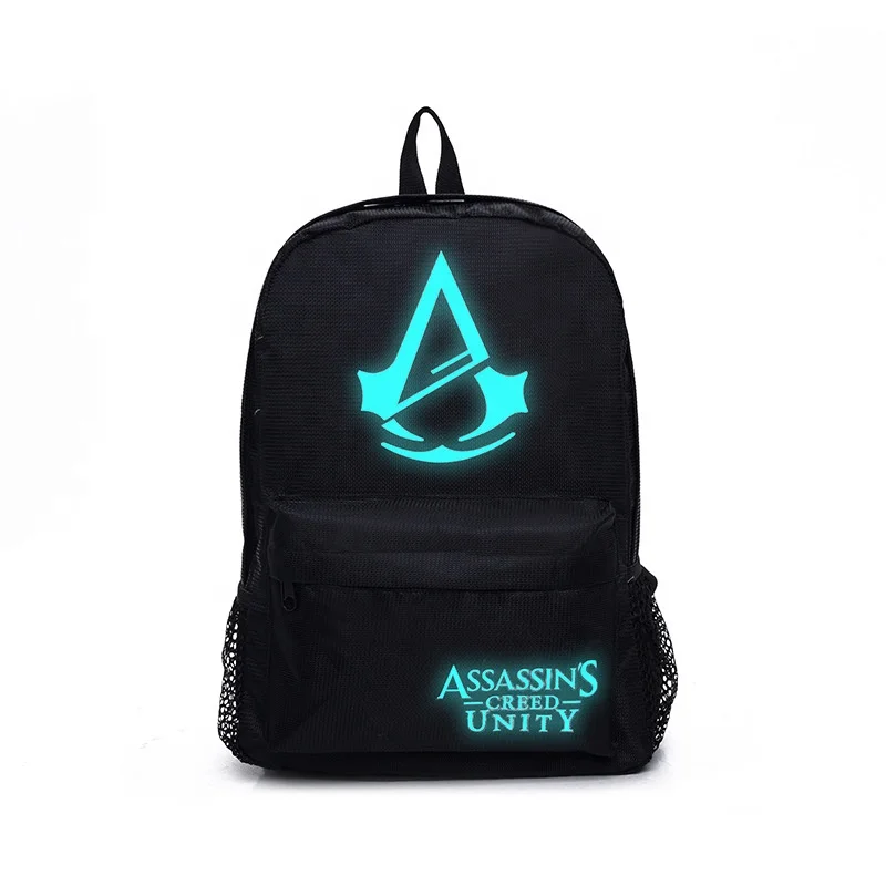 Print School Backpacks Multi-function Book Backpack School Bag For Teenager Men led backpack student