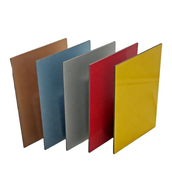 Good quality cheap price Aluminum composite plastic panel ACP ACM materials PE coated PVDF coated decoration panels