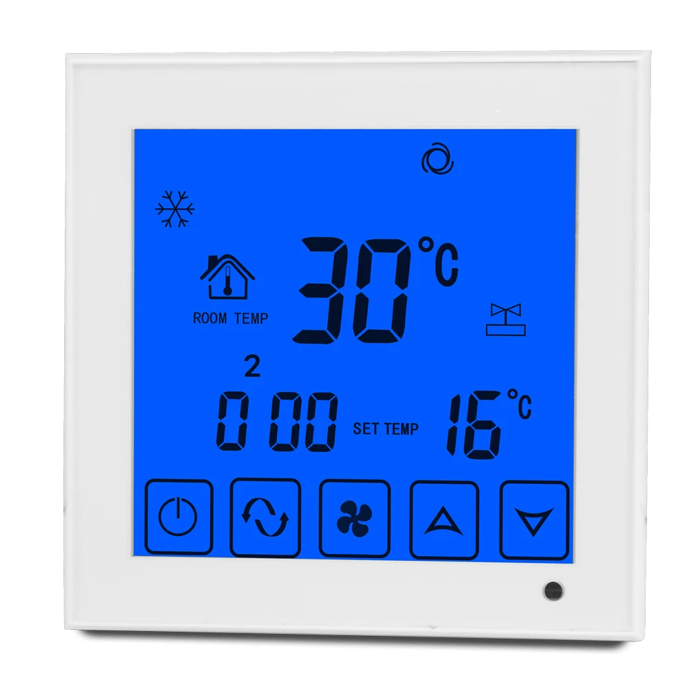 High Quality LCD WIFI Room Controller Control Fcu Fan Coil Unit for Heating and Cooling