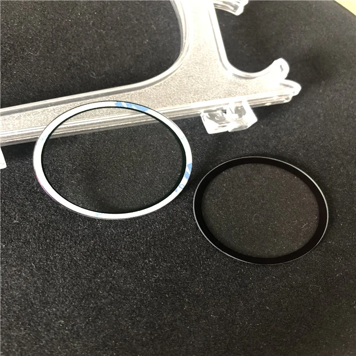 Заводское искусственное стекло с AR-покрытием, прозрачные плавающие диски B270 D263T с черным шелкографическим экраном для объектива камеры