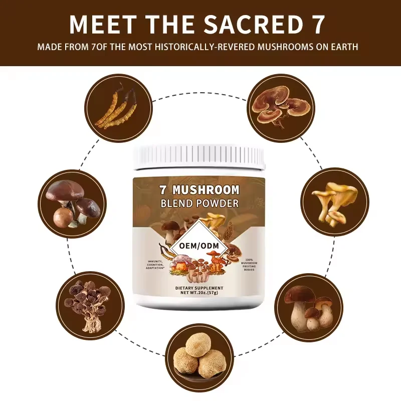Кофейная смесь Ganoderma Lucidum Reishi растворимый кофе 7 в 1 китайский пакет упаковка картонная коробка Экстракт Рейши