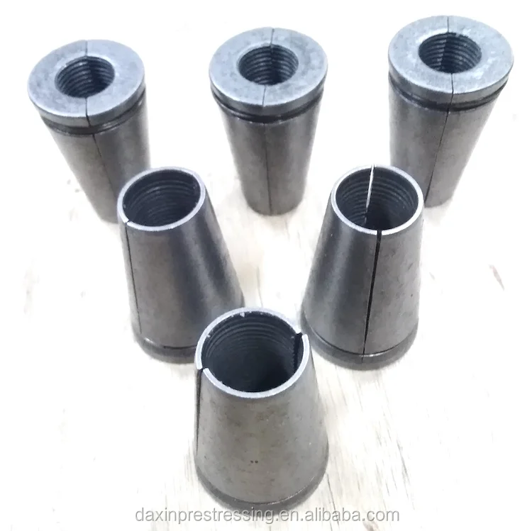 Daxin Prestressing 3/4 Wedge Anchor Clip Press Anchoring Wedge Cable Clamps